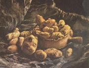 Still life with an Earthen Bowl and Potatoes (nn04) Vincent Van Gogh
